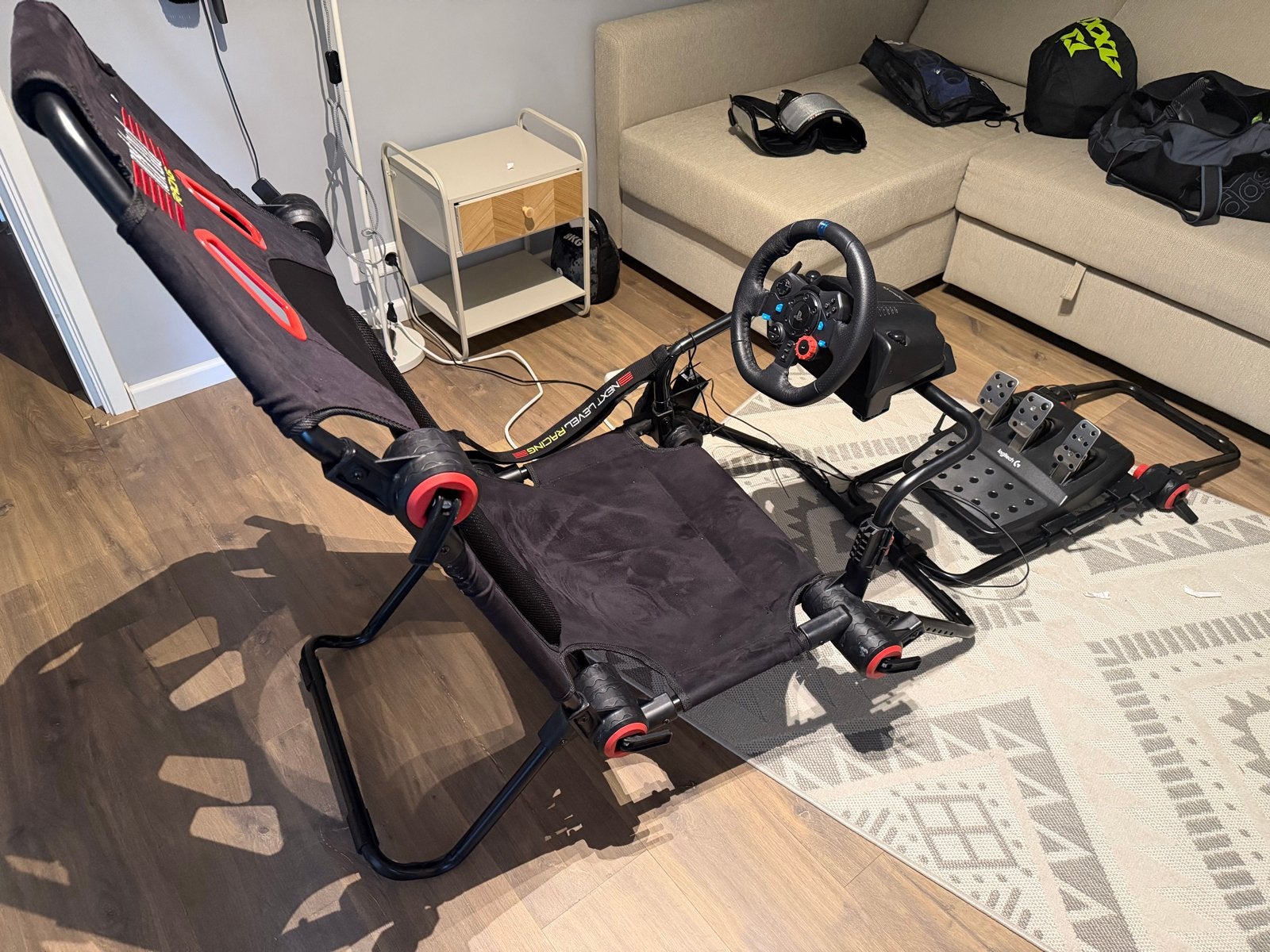 Logitech G29 + Next Level Racing F-GT Lite – Sim Racing set, Inklapbaar, Racestoel, Ophalen of Verzenden, Zo goed als nieuw