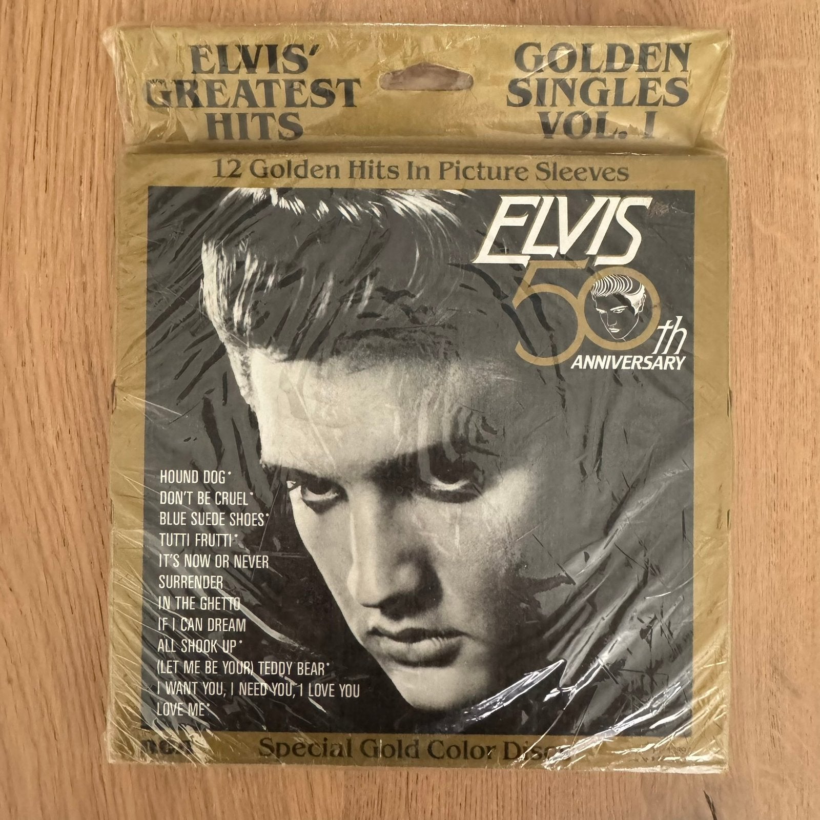 Elvis Presley - Golden Singles Vol. 1 (50th Anniversary), LP, 7 inch, Geseald, Ophalen of Verzenden