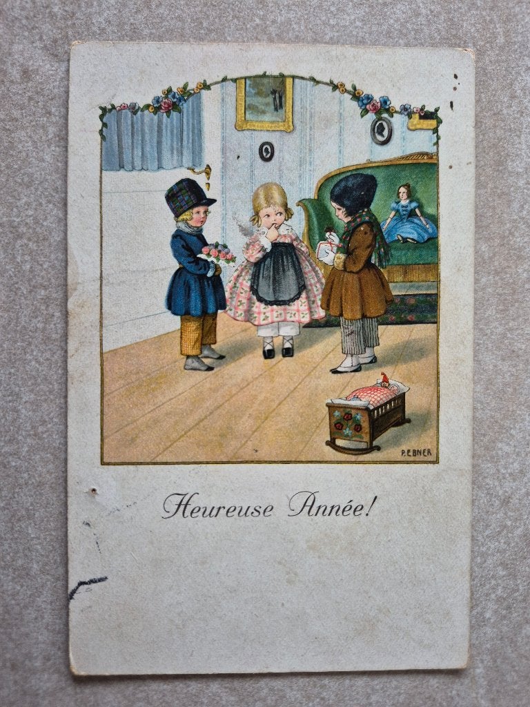Pauli Ebner kinderkaart Nr. 11, Ophalen of Verzenden, Voor 1920, Gelopen, Kinderen