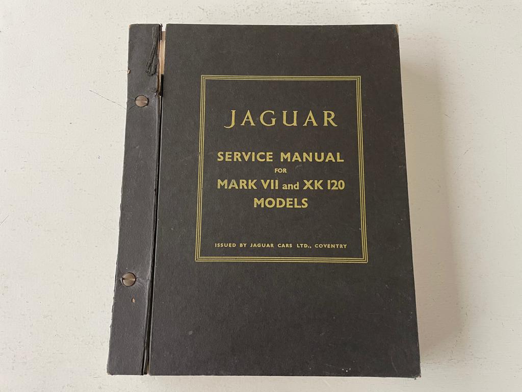 Jaguar Service Manual XK120 and Mark VII models, Ophalen of Verzenden