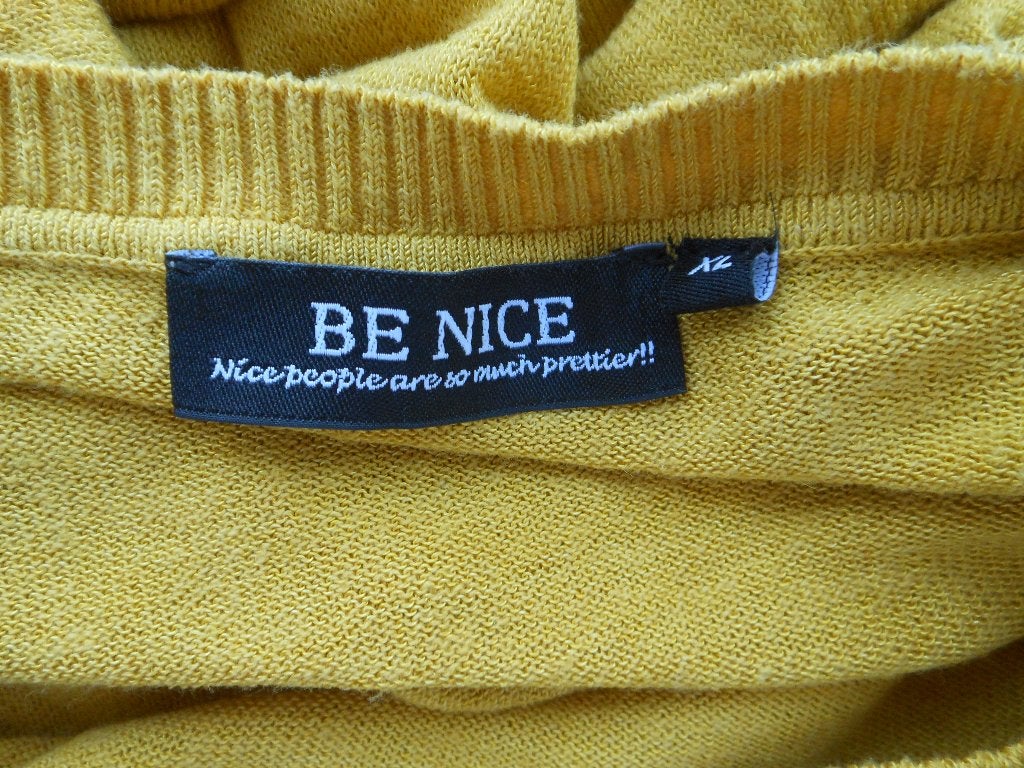 Soepele trui/shirt van BE NICE met linnen en katoen, Kleding | Dames, Ophalen of Verzenden, Zo goed als nieuw, Maat 46/48 (XL) of groter