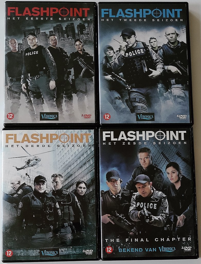 Dvd *** FLASHPOINT *** Seizoen 1 + 2 + 3 + 6, Engels, Misdaad, Nederlands, Ophalen of Verzenden