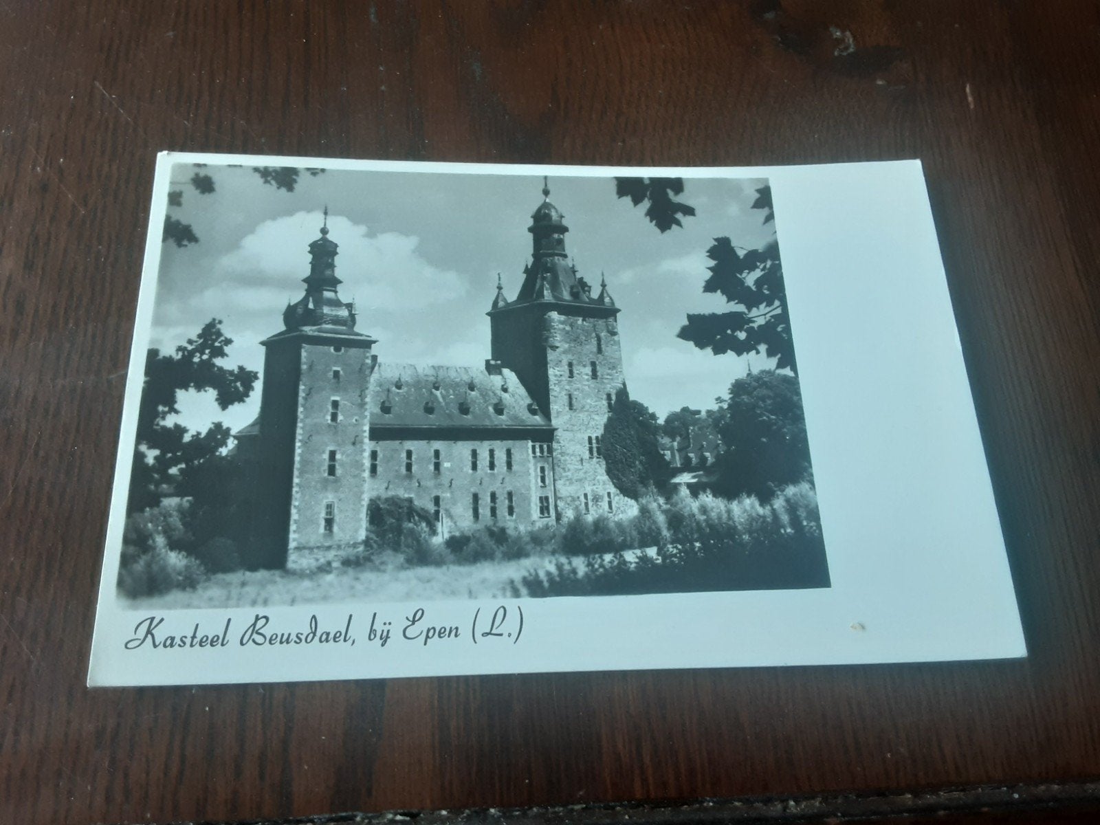 oude kaart Epen ,Limburg  kasteel Beusdael
