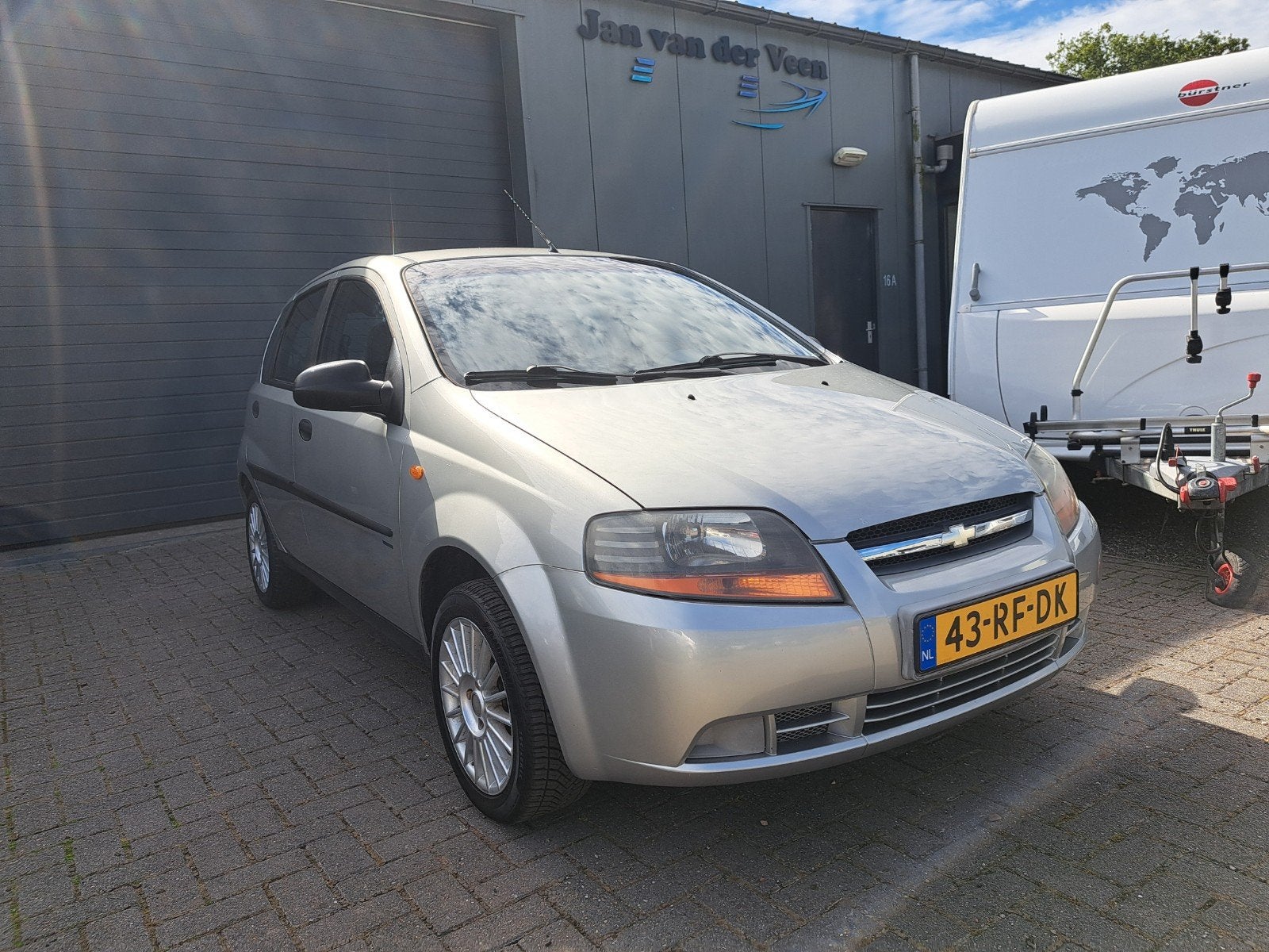 Chevrolet Kalos 1.4/5-Drs/Airco/Elek-pak/LMV/APK 20-09-2027, 83 pk, Stof, 40 €/maand, 4 cilinders