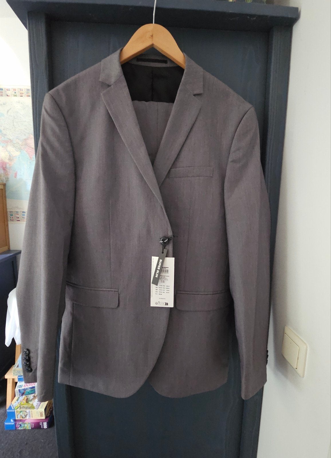 Grijs pak Jack & Jones maat 54, Kleding | Heren, Ophalen of Verzenden, Nieuw, Maat 52/54 (L), Grijs