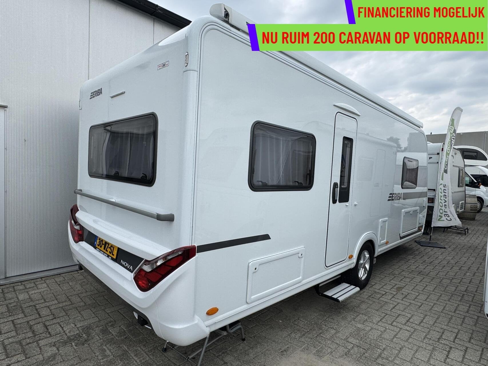 Eriba NOVA 540, V-BED, MOVER, CASS.LUIFEL, EP LEVEL, AIRCO, Caravans en Kamperen, Caravans, Rondzit, 7 tot 8 meter, Bedrijf, Hordeur