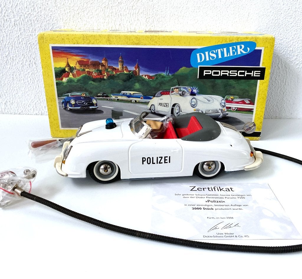 Distler Porsche 356 Polizei van Schuco., Verzenden