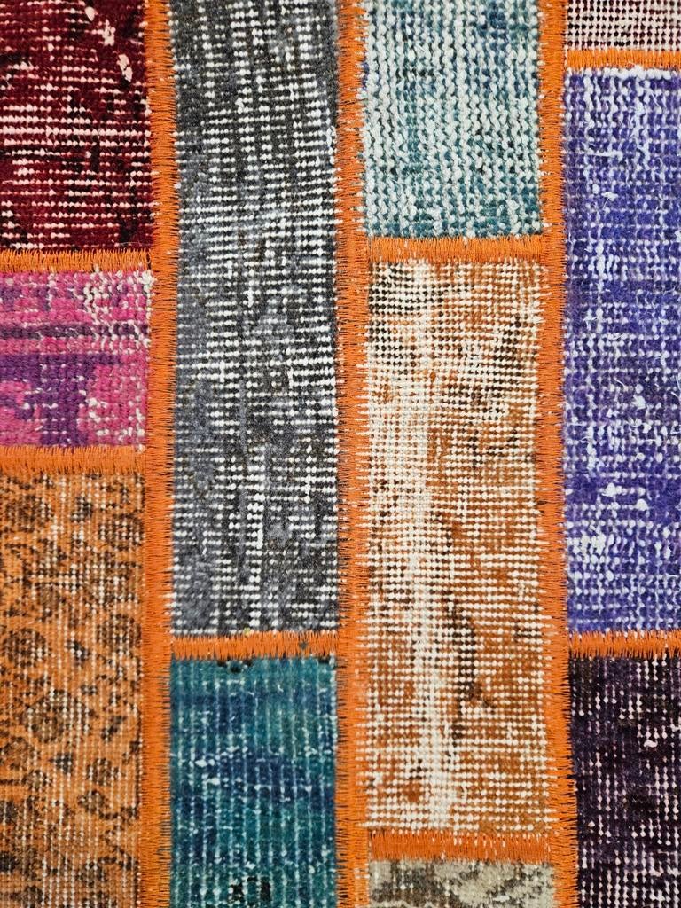 Handmade oriental wool Patchwork cushion decorative 50x50cm, Huis en Inrichting, Minder dan 50 cm, Nieuw, Minder dan 50 cm, Ophalen of Verzenden
