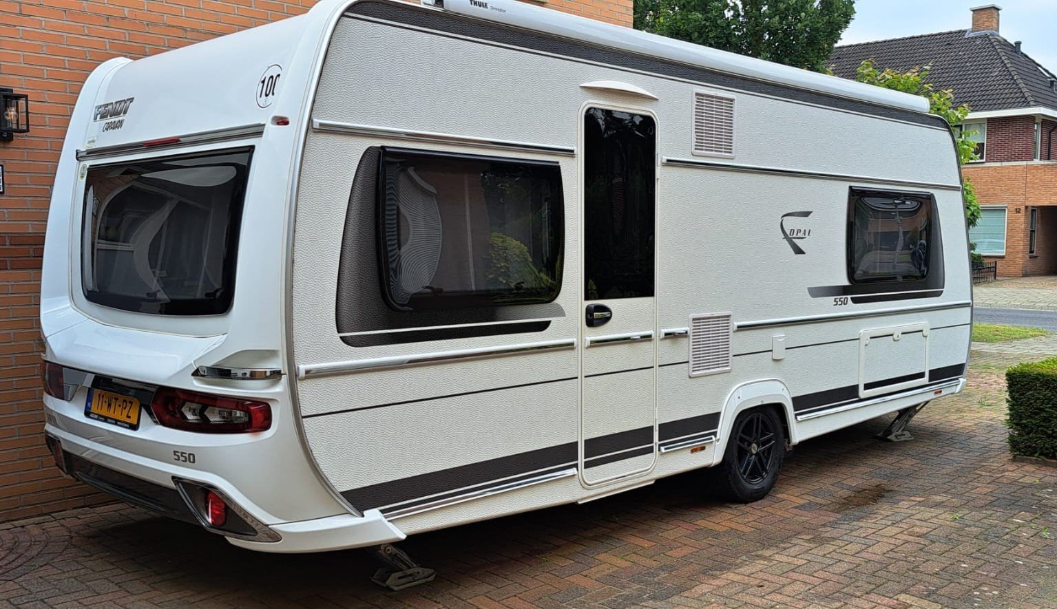 Prachtige Fendt Opal 550 SG caravan, Caravans en Kamperen, Rondzit, 7 tot 8 meter, Particulier, Schokbreker