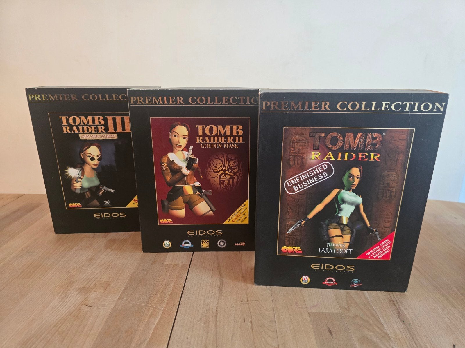 Tomb Raider Premier Collection (I, II, III) PC CD-ROM, Avontuur en Actie, 1 speler, Ophalen of Verzenden, Zo goed als nieuw