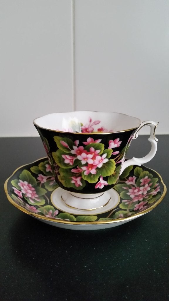 Royal Albert kop en schotel Provincial Flowers Mayflower, Ophalen of Verzenden