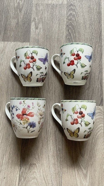 Janneke Brinkman bekers Wild Garden en Fruits and Flowers, Nieuw, Ophalen of Verzenden, Overige stijlen, Kop(pen) en/of Schotel(s)