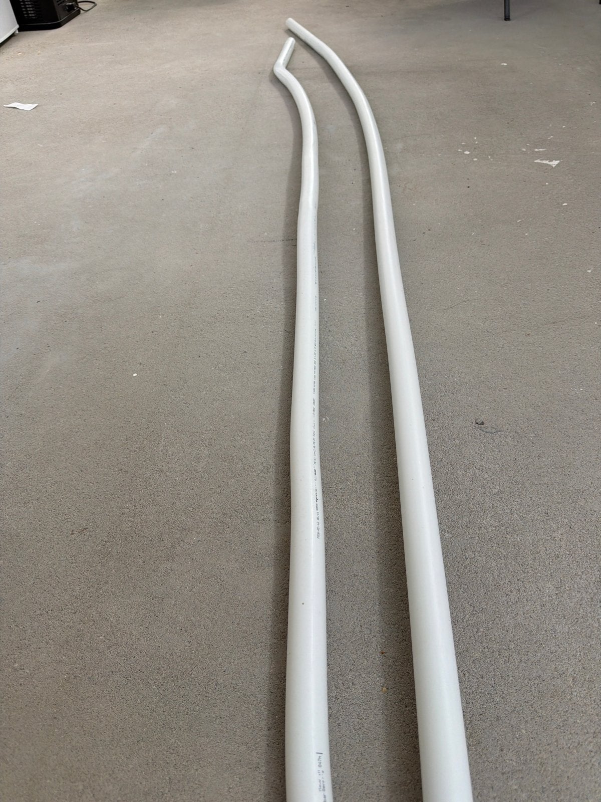 2 Uponor 32mm buizen - 270cm en 220cm, Overige materialen, 2 tot 4 meter, Zo goed als nieuw, Rechte buis