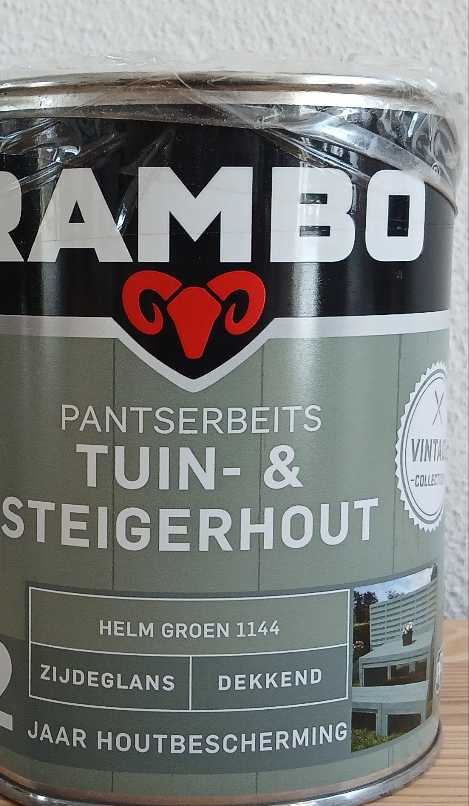Vintage Rambo Dekkende Buitenbeits,, Ophalen, Nieuw, Beits, Minder dan 5 liter