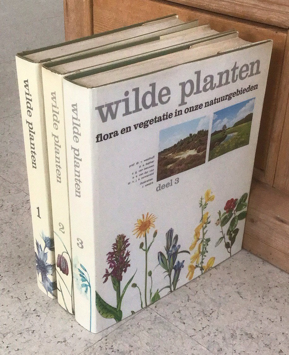 Flora van Nederland in 3 dikke delen. I.z.g.st., Boeken, Natuur, Zo goed als nieuw, Bloemen, Planten en Bomen, Ophalen of Verzenden
