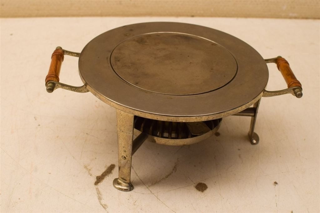 vintage theelicht 45734, Gebruikt, Ophalen of Verzenden, Bord(en), Overige stijlen