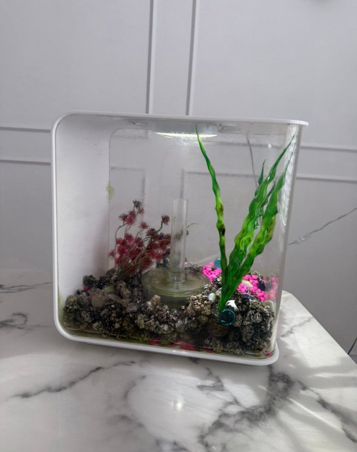 biOrb Flow 15 LED Wit vis aquarium, Ophalen of Verzenden, Zo goed als nieuw, Leeg aquarium