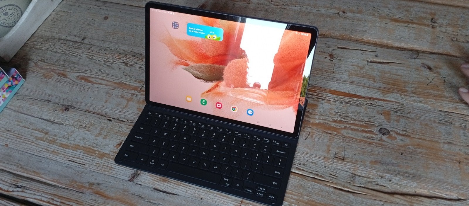 Samsung Galaxy Tab S7 FE met Keyboard Cover, Galaxy Tab S7 FE, Usb-aansluiting, 12 inch, Ophalen of Verzenden
