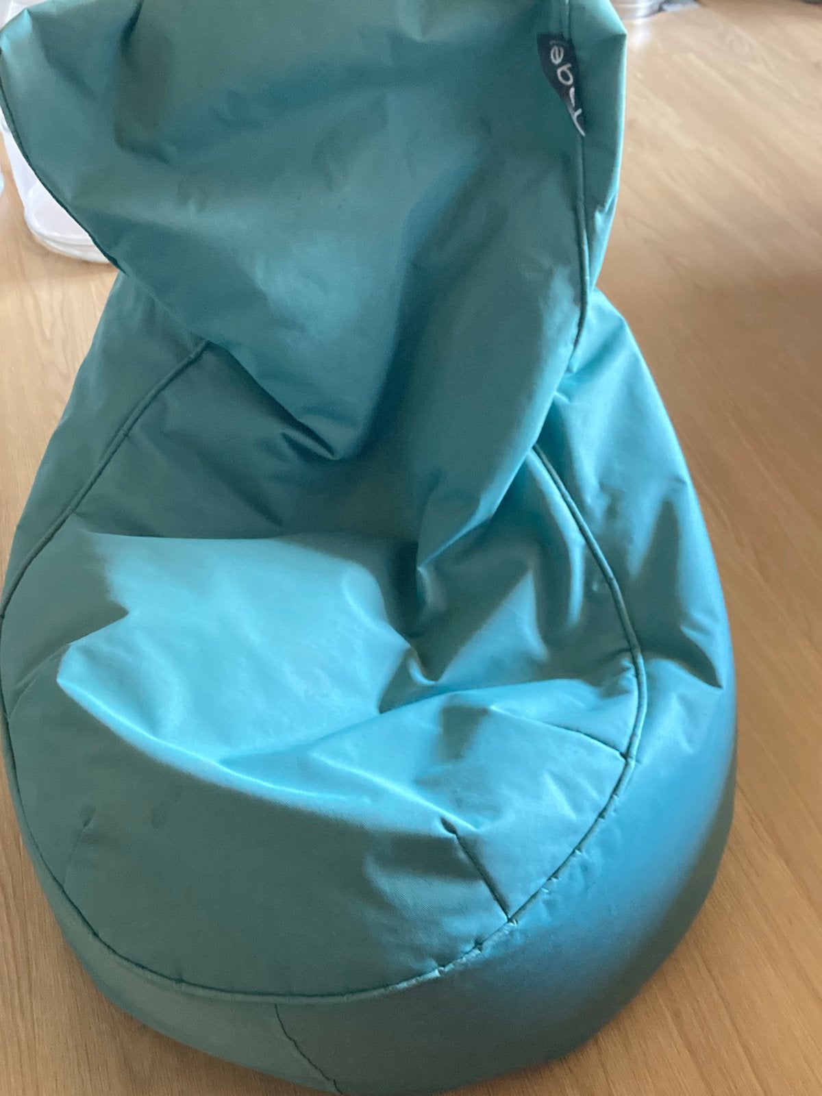 Lounge zitzak extra groot, Ophalen, Zo goed als nieuw, Blauw, Zitzakstoel
