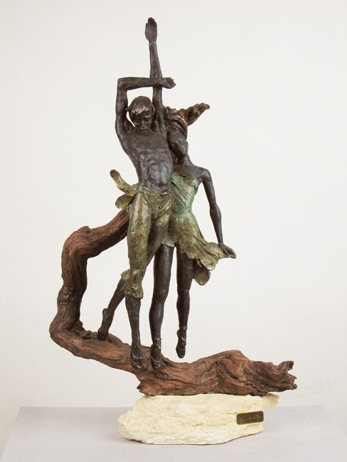 Nieuw Beeld L.M. Lafuente, dansers, Culminacion - Hoogtepunt, Antiek en Kunst, Scène, Composieten, Europa, Overige stijlen