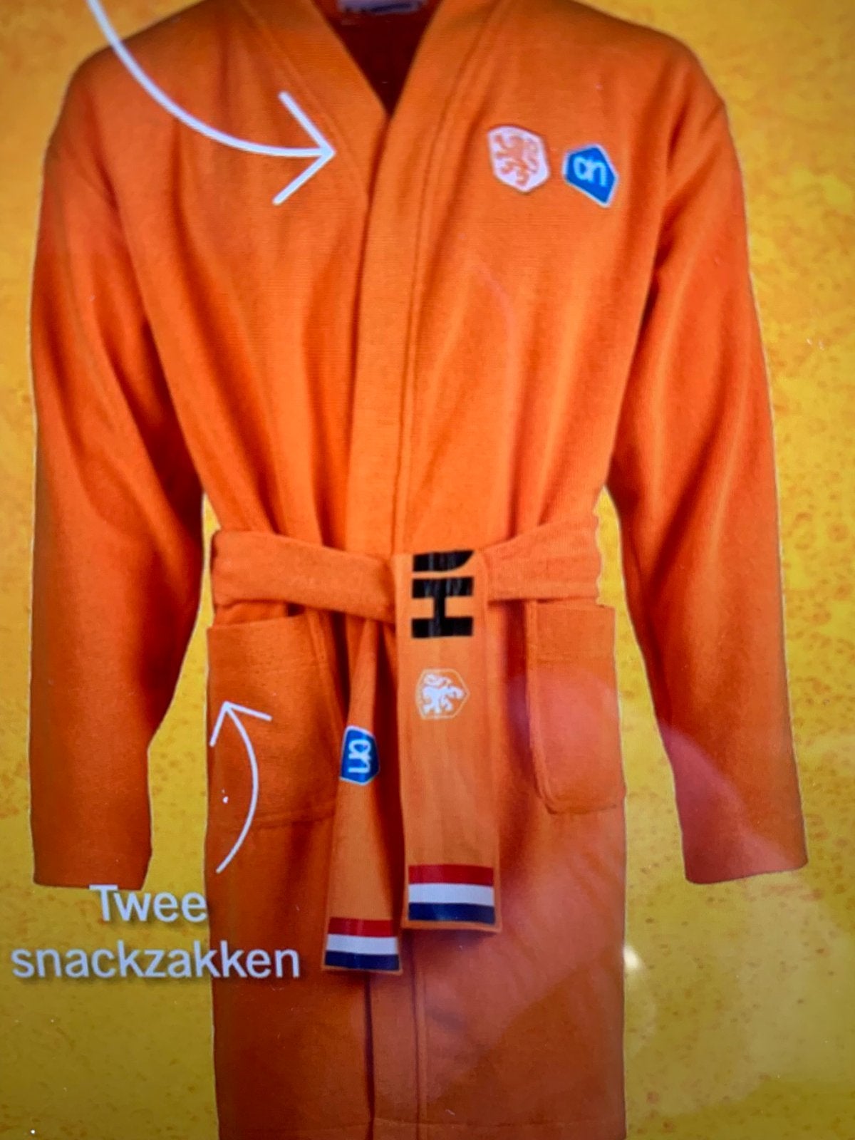 1 volle kaart AH badjas, Albert Heijn, Ophalen