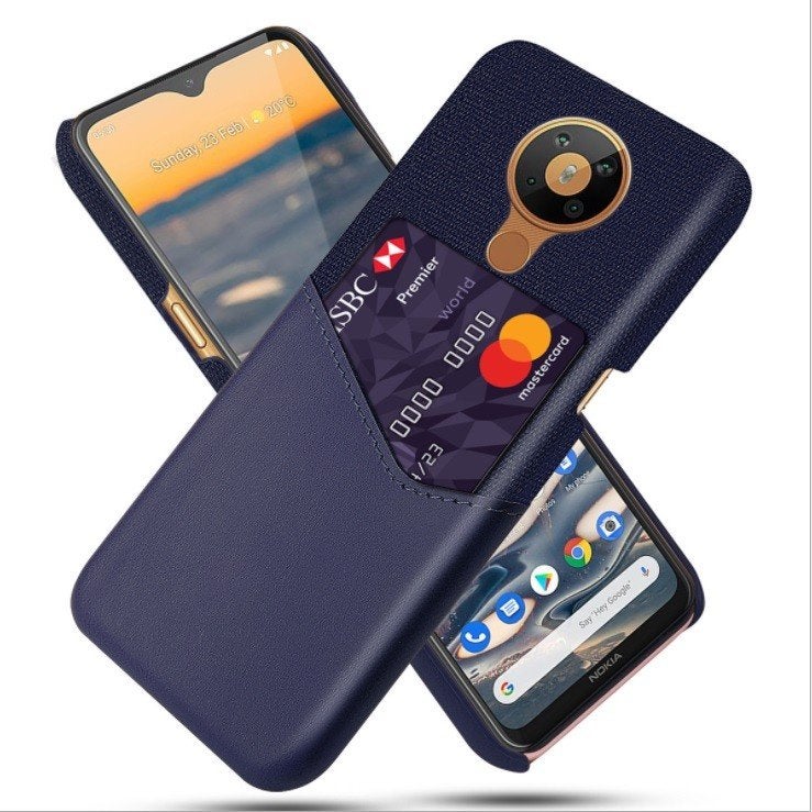 Back Cover + PMMA Screenprotector voor Nokia 5.4 _ Blauw, Verzenden, Nieuw, Frontje of Cover