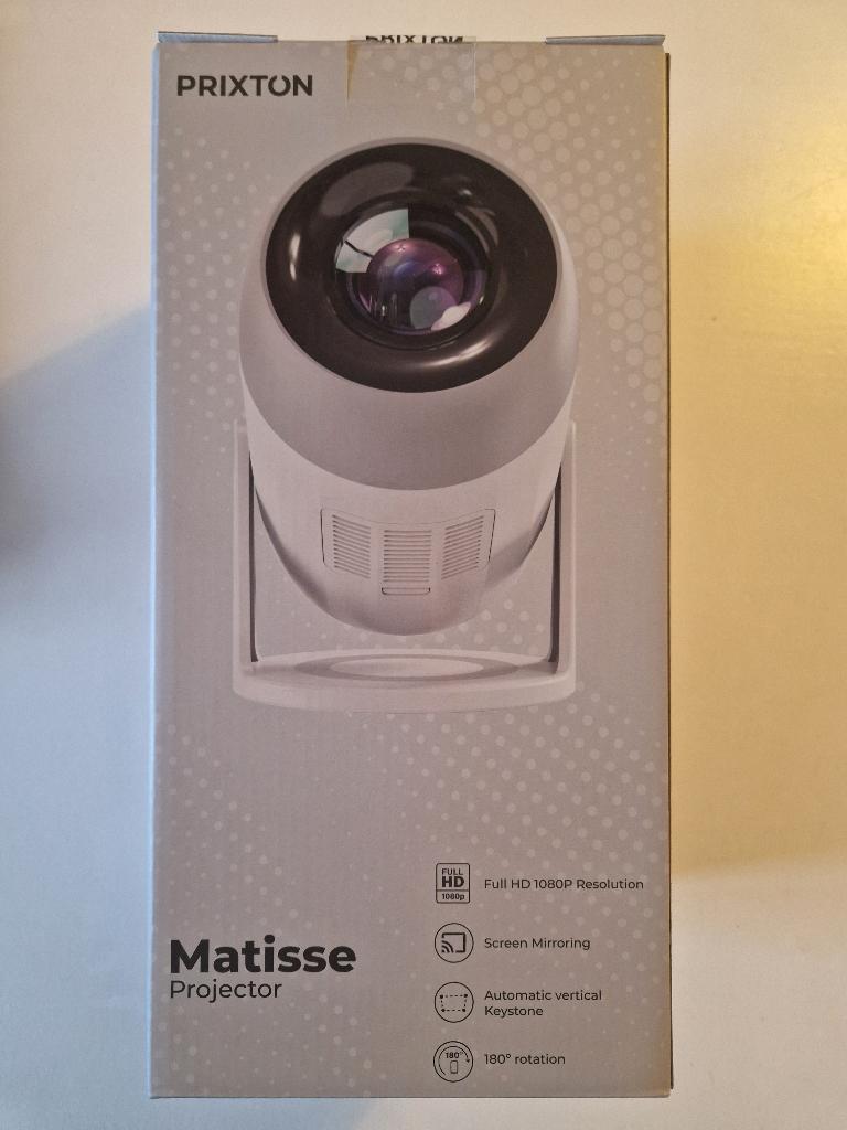 Projector – PRIXTON Matisse – Nieuw in doos – Full HD, Audio, Tv en Foto, Beamers, Prixton Matissw, LED, Nieuw, Ophalen of Verzenden