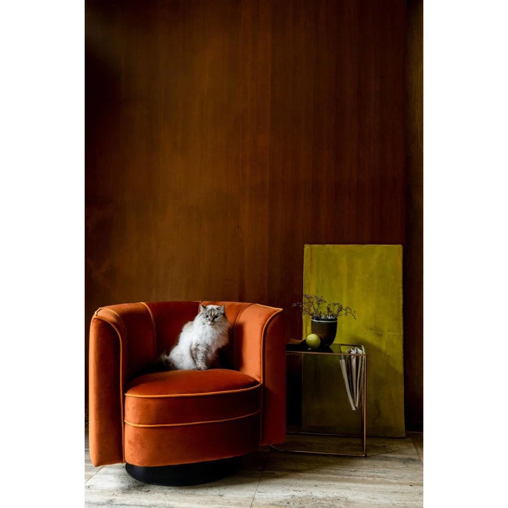 Flower fauteuil Dutch bone oranje, Eén persoon, Cadeaubon