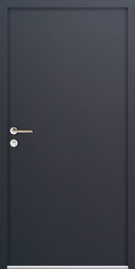 Deur staal volledig paneel b100 x h210 of b110 x h210 cm, Niet ingevuld, 80 tot 100 cm, Niet ingevuld, Nieuw
