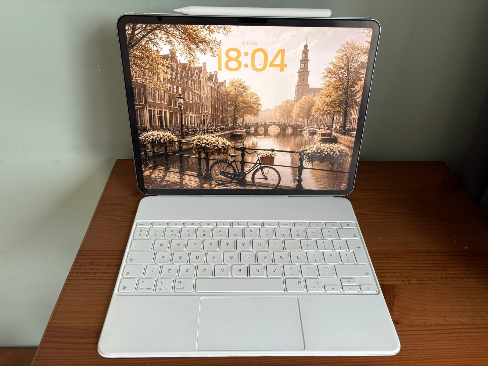 iPad Air M3 | 13 inch | Magic Keyboard |Pencil Pro| Garantie, Computers en Software, Apple iPads, Zo goed als nieuw, Apple iPad Air