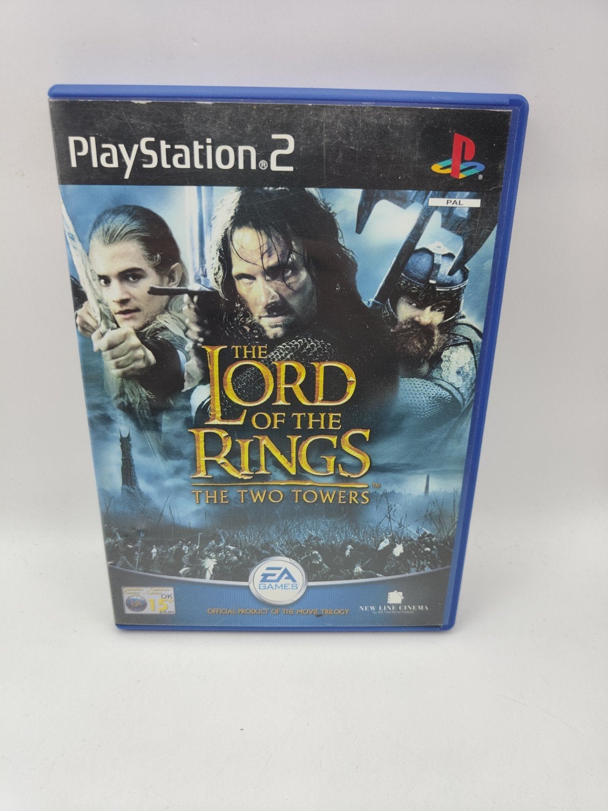Lord of the Rings: The Two Towers Ps2, Spelcomputers en Games, Avontuur en Actie, Gebruikt, 1 speler, Onbekend