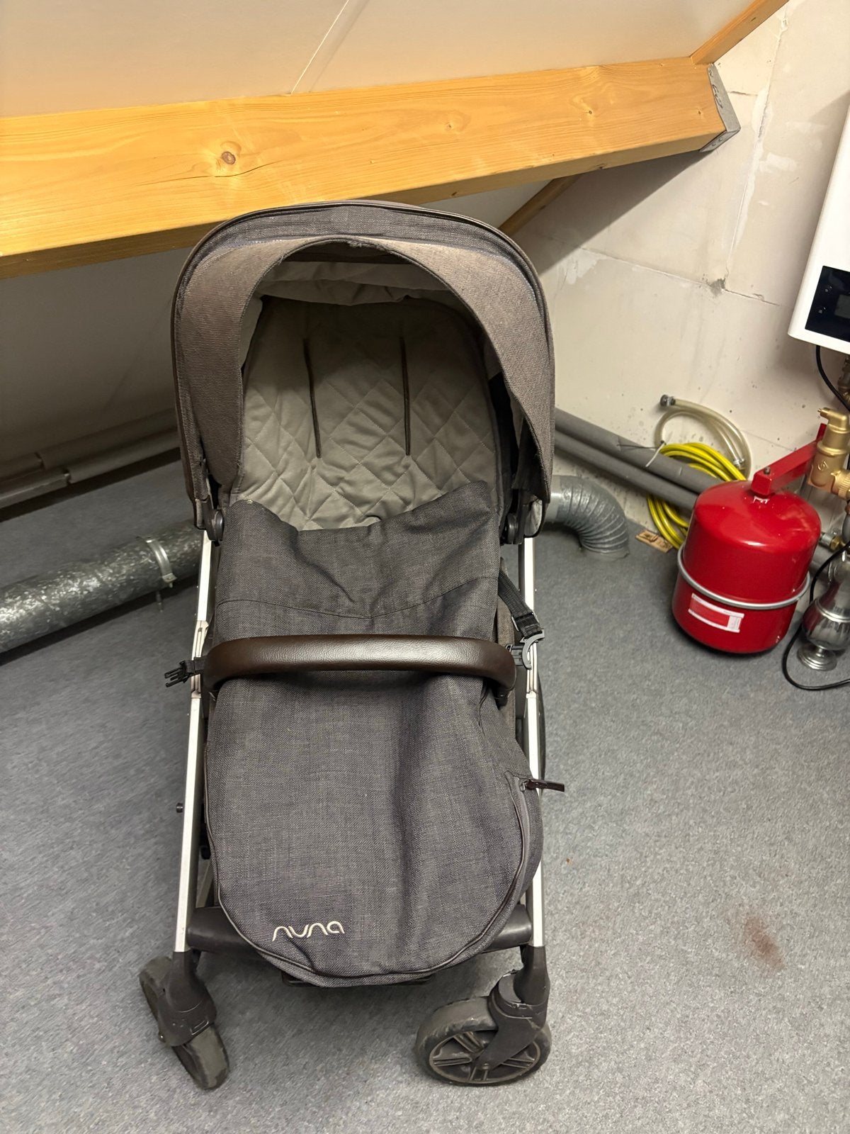 Nuna Mixx kinderwagen - Grijs - Gebruikt Brons edition, Ophalen, Gebruikt, Kinderwagen, Overige merken