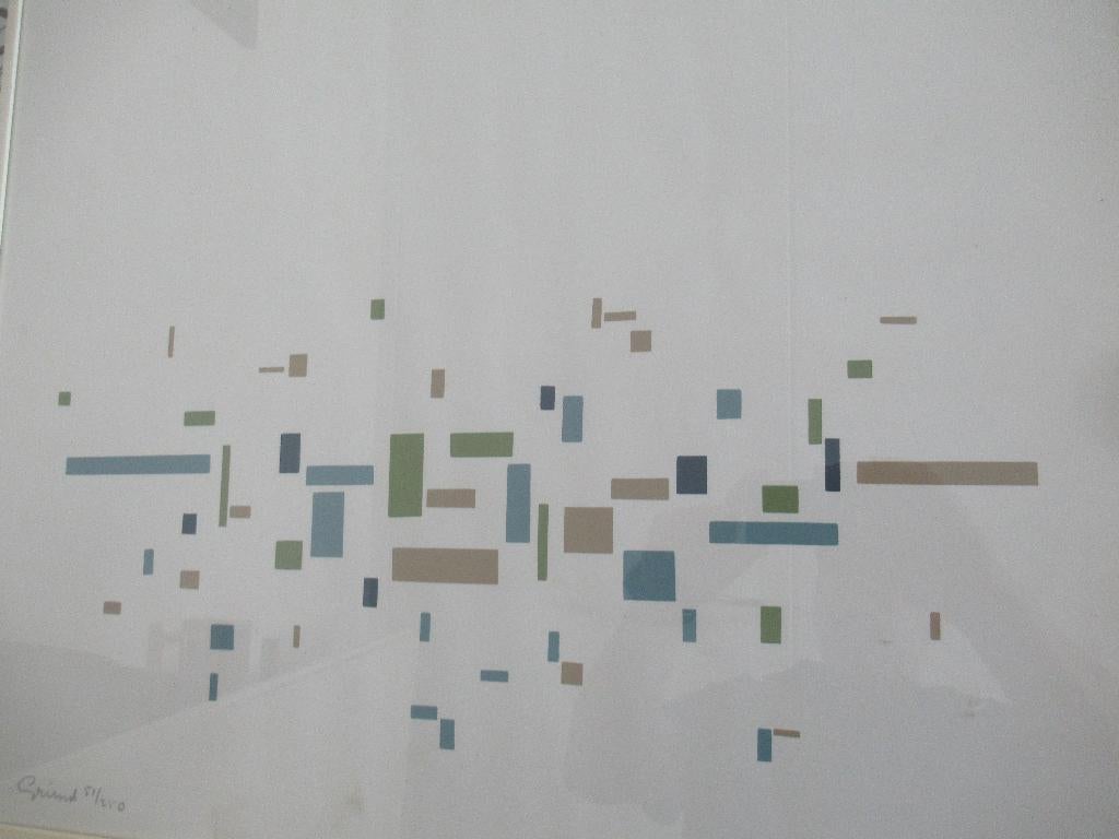 Jan Loman, Antiek en Kunst, 1950 - 1999, Ophalen of Verzenden, 50 cm, Zeefdruk