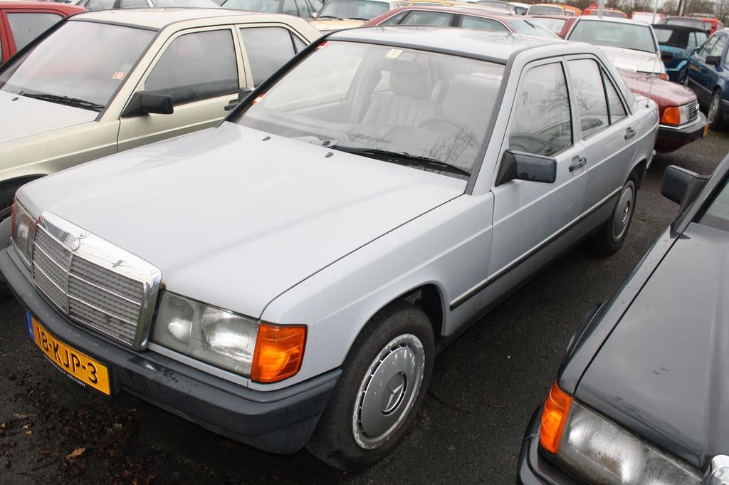Mercedes-Benz 190D (bj 1986), Auto's, Mercedes-Benz, Achterwielaandrijving, Gebruikt, 4 cilinders, Trekhaak