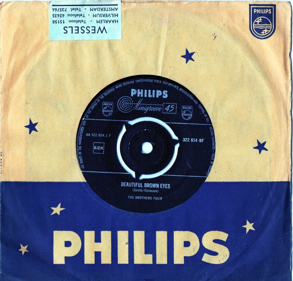 The Brothers Four – Beautiful Brown Eyes, Ophalen of Verzenden, Gebruikt, 7 inch, Pop