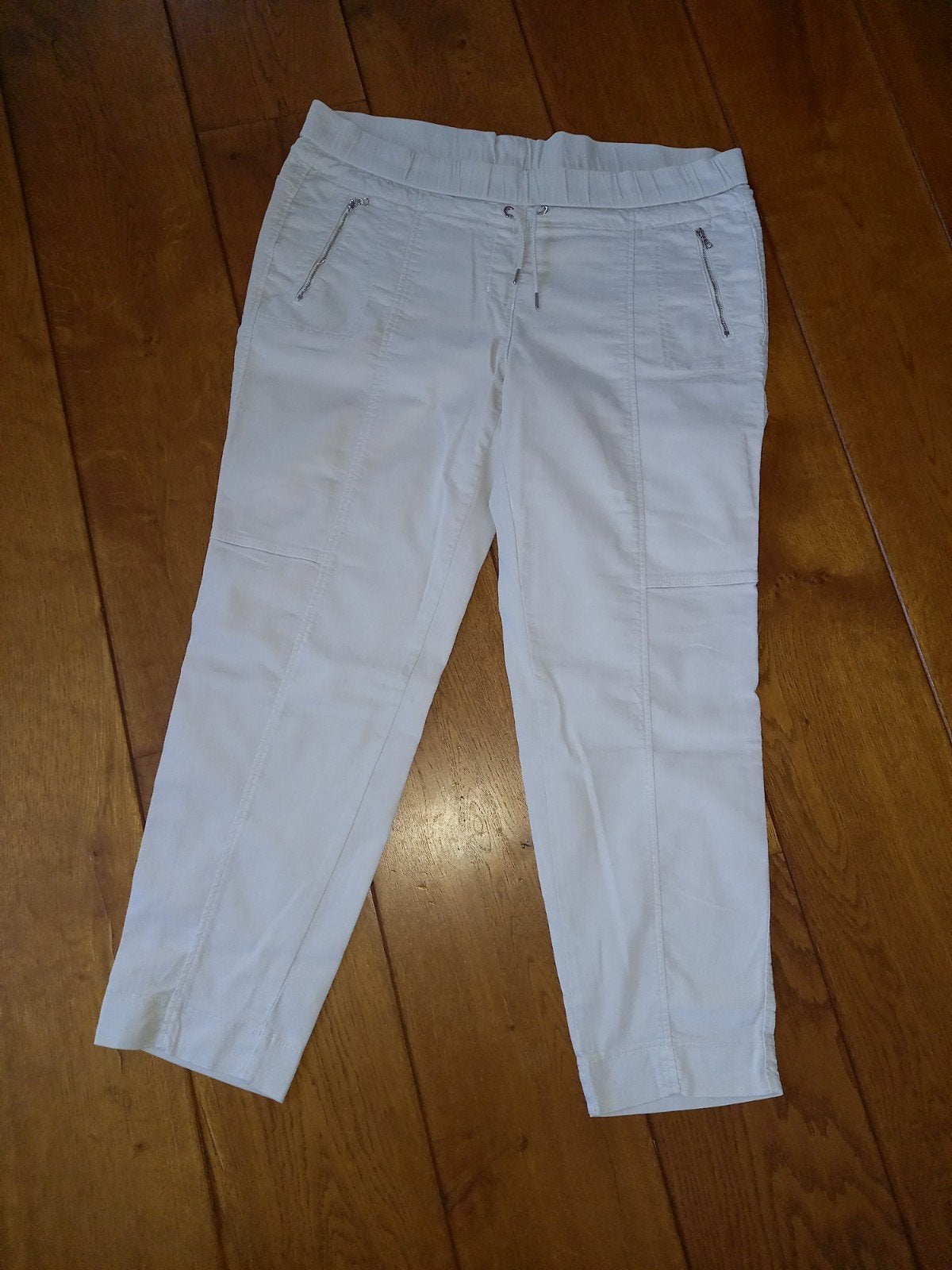 Toni broek maat 46, Beige, Maat 46/48 (XL) of groter, Ophalen of Verzenden, Driekwart
