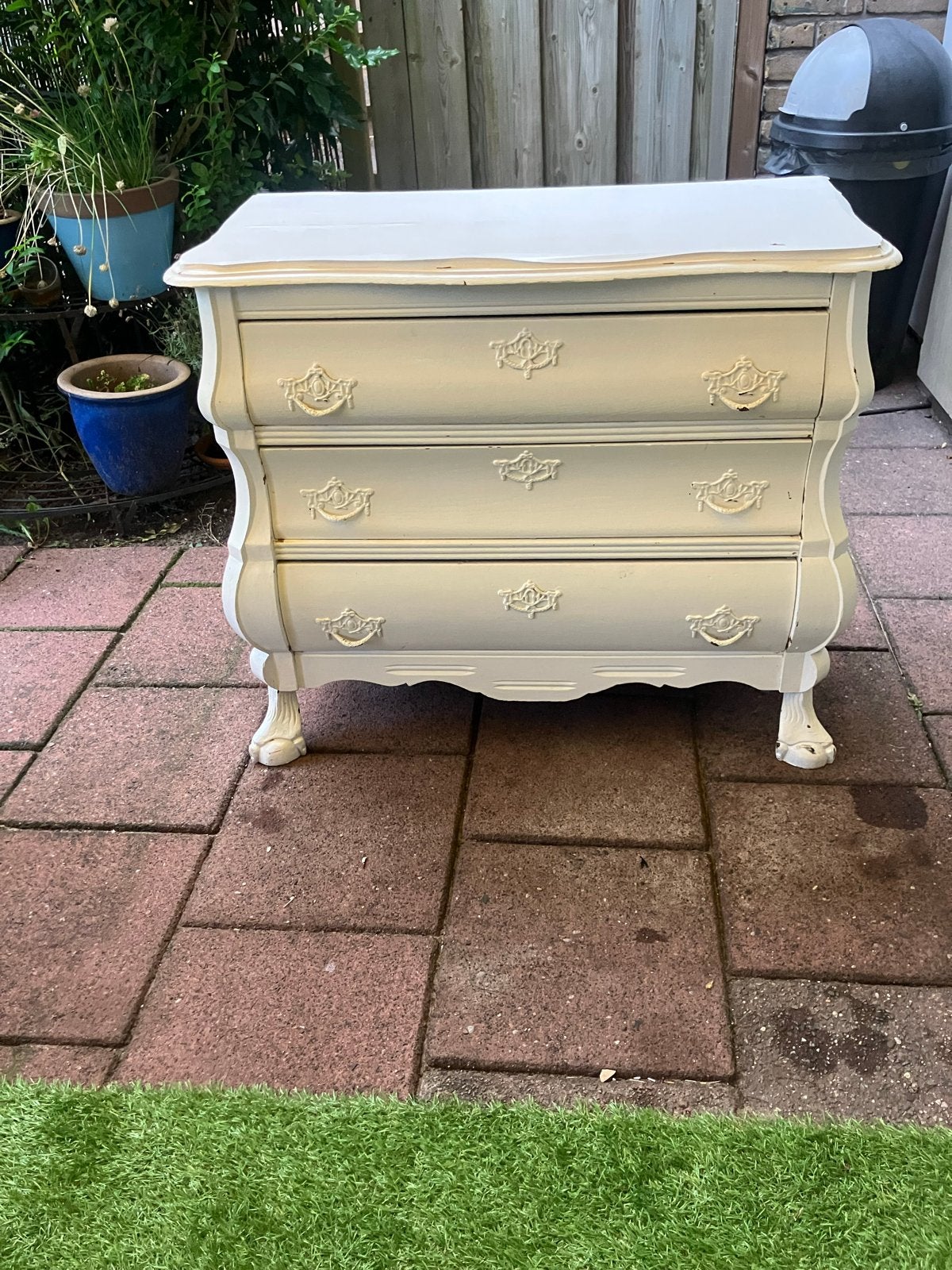 Antieke ladekast / commode in Franse stijl, Antiek en Kunst, Ophalen of Verzenden