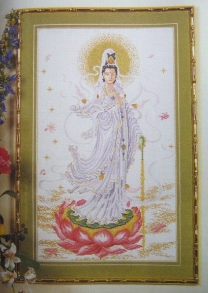 Borduurpatroon  Quan Yin Goddes of Mercy Godin nr 9265, Verzenden, Nieuw, Handborduren, Patroon