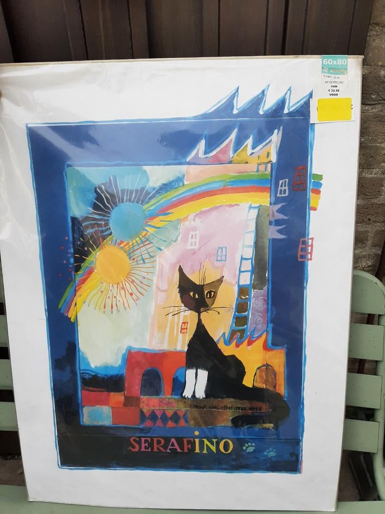 Poster Rosina Wachtmeister, alleen ophalen, Antiek en Kunst, Ophalen of Verzenden