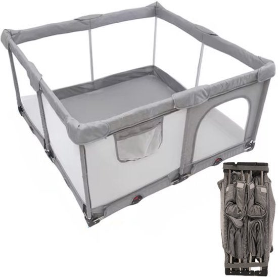 Lucellia Grondbox Baby 130x130x68 cm - inklapbare speelbox, De wijper 4, 4726 TG, Overige typen, Ophalen of Verzenden, Zo goed als nieuw