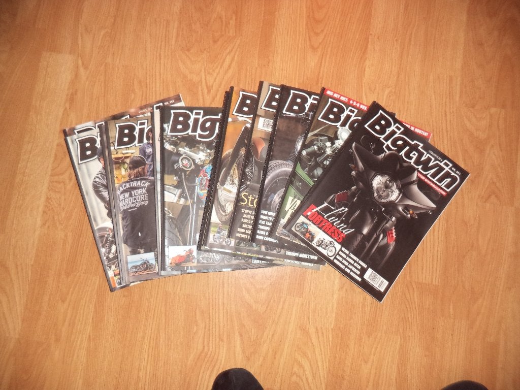bigtwin motor magazine jaargang 2001 tot 2023  alle 12 num, Ophalen, Gelezen, Bigtwin, Algemeen