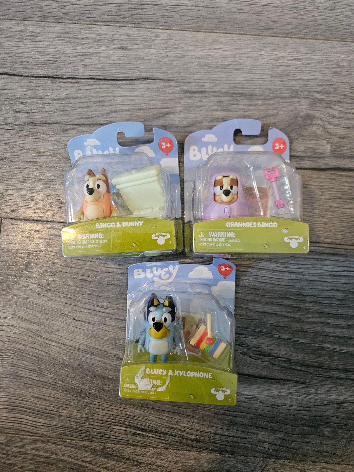 Bluey Figuren Set: Bingo, bluey,  Grannies, Ophalen of Verzenden