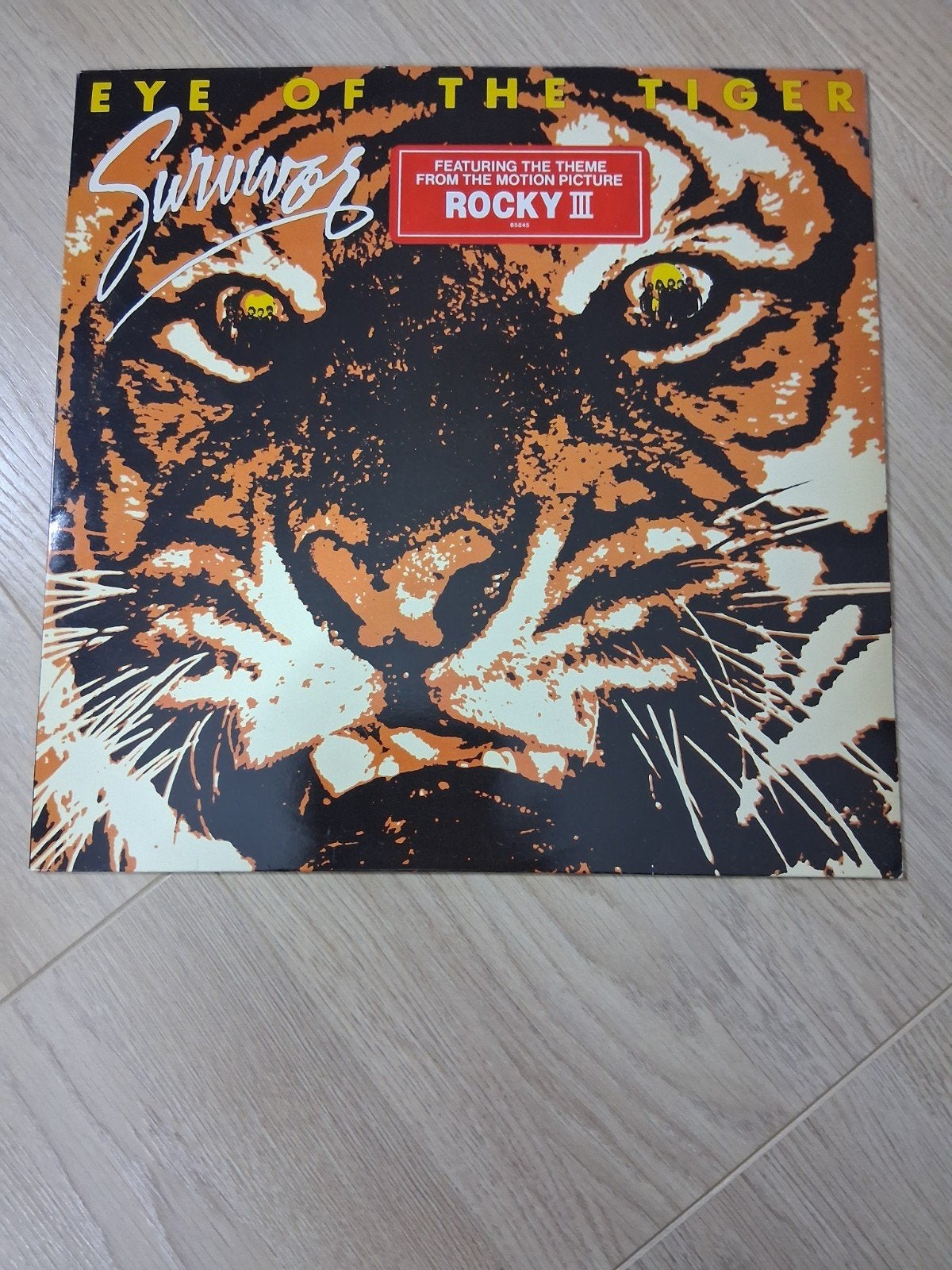 Survivor - Eye of the Tiger LP (Rocky III Theme), Ophalen of Verzenden, Gebruikt, 12 inch, LP