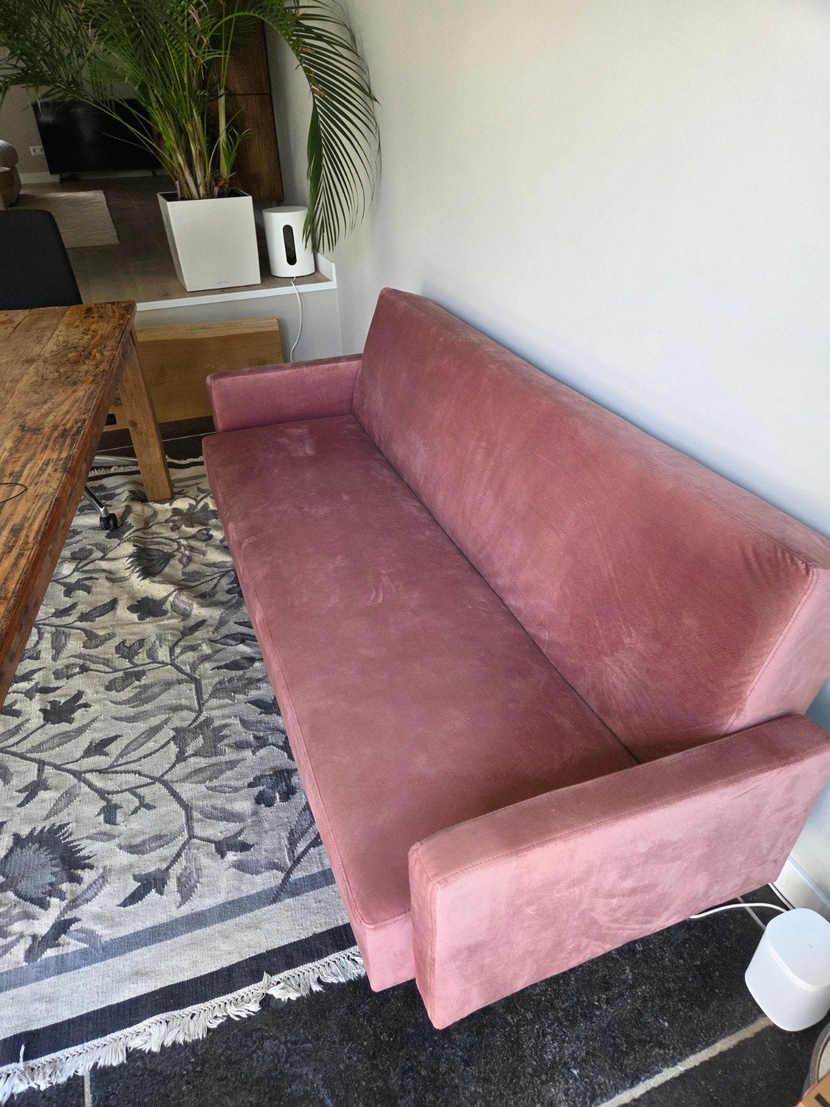 Slaapbank Susie van Wehkamp - Zo goed als nieuw, Huis en Inrichting, Slaapkamer | Slaapbanken, Ophalen, 90 cm, Eenpersoons, Zo goed als nieuw