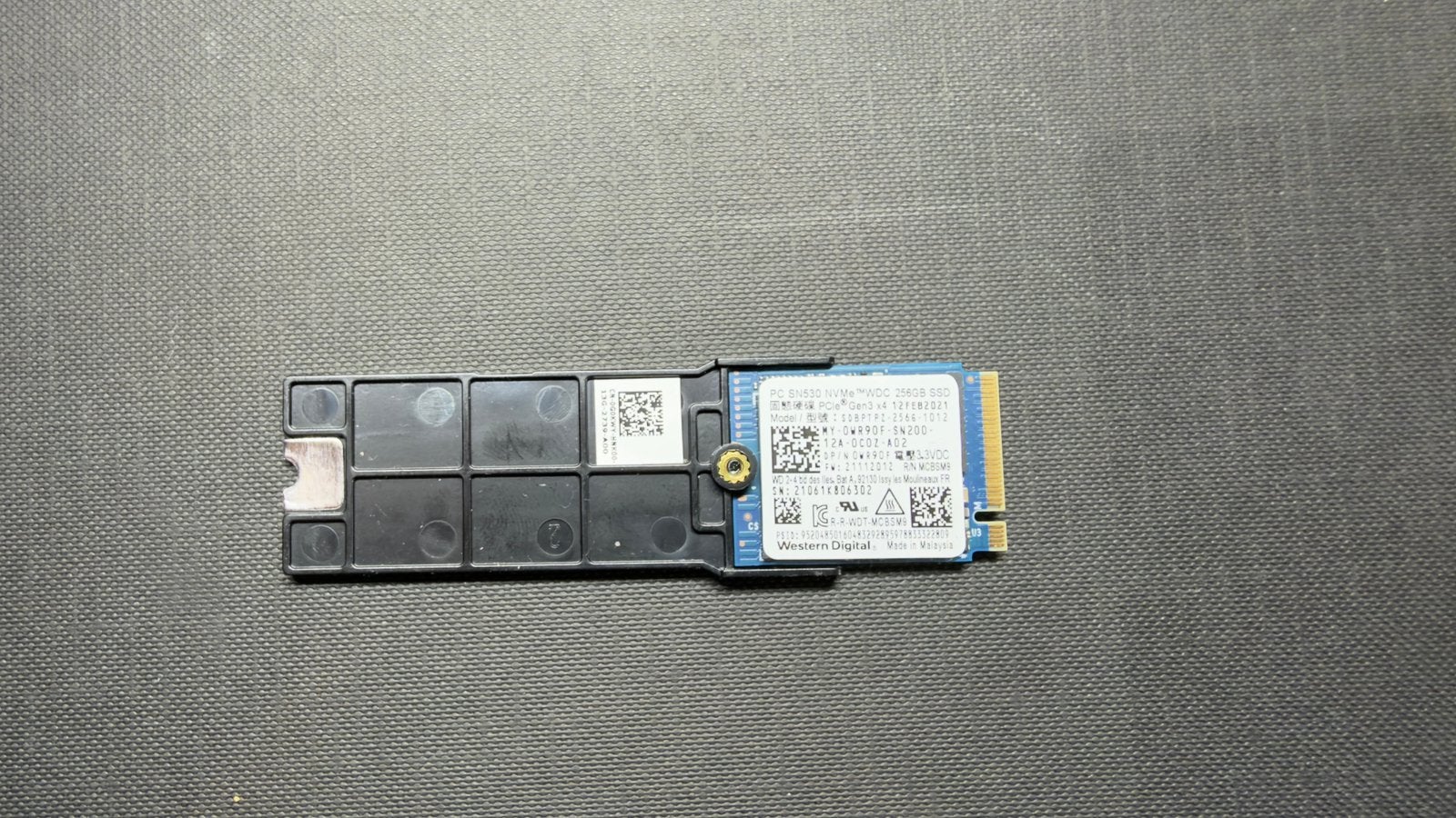 Western Digital SN530 256GB M.2 NVMe SSD, Ophalen of Verzenden, Gebruikt, Laptop, Overige aansluitingen