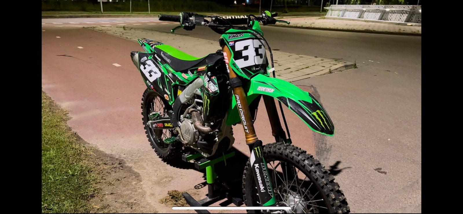 Kawasaki kx450F 2018 pro circuit, Ophalen, Zo goed als nieuw, Overige typen