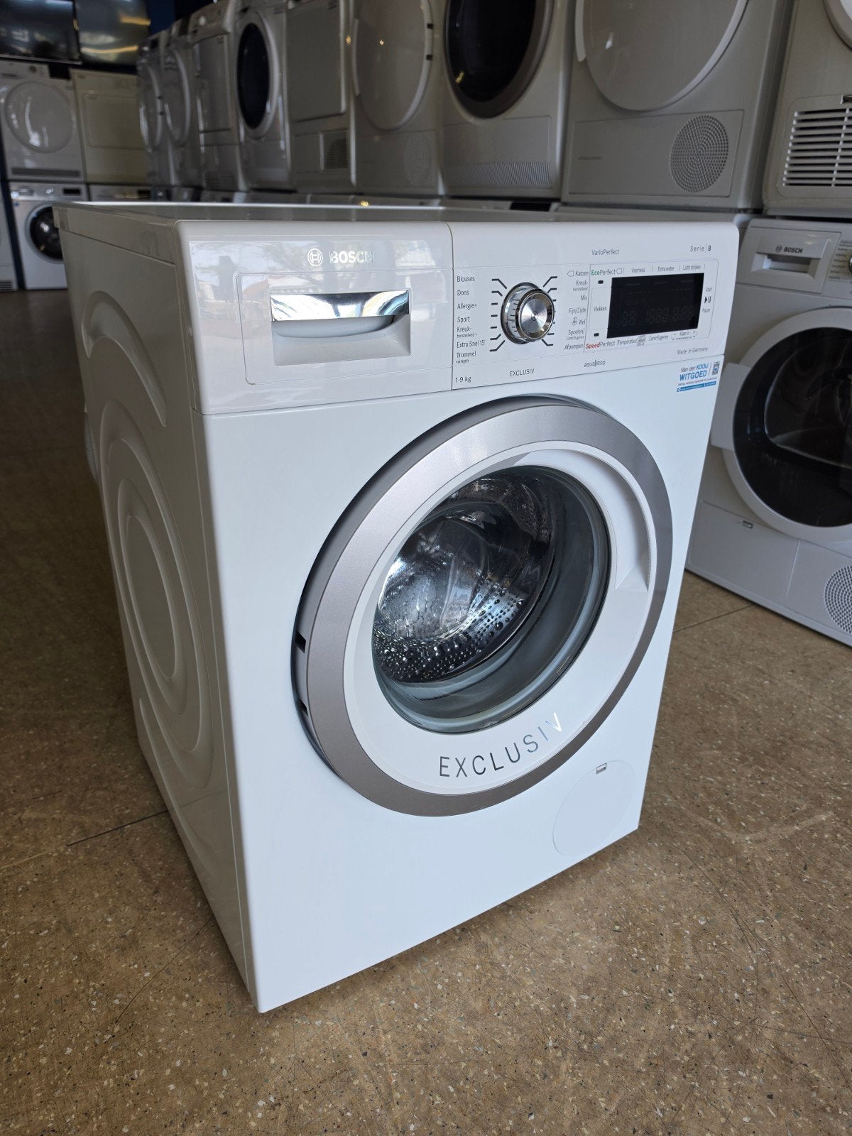 Bosch Serie 8 wasmachine | 9 kilo | A+++ | Gratis thuis 🚚✅️, Bosch, Jirnsum, 8 tot 10 kg, Ophalen of Verzenden