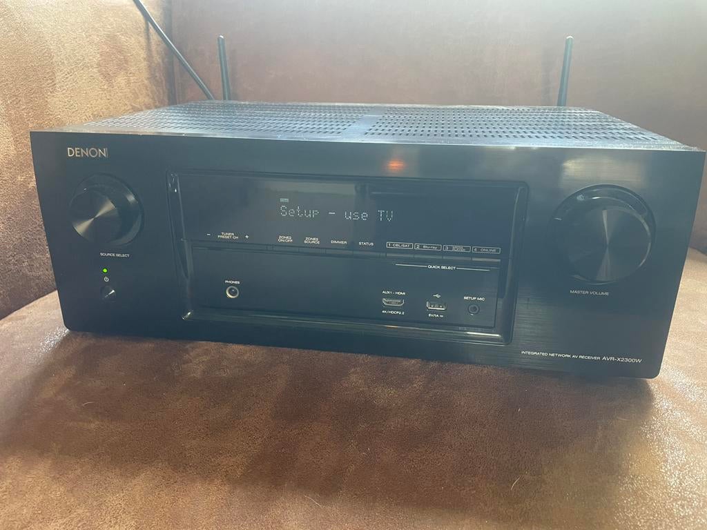 Denon AVR-X2300W. Incl afstandsbediening. Netwerk reciever, Audio, Tv en Foto, Ophalen, Zo goed als nieuw, 120 watt of meer, Denon