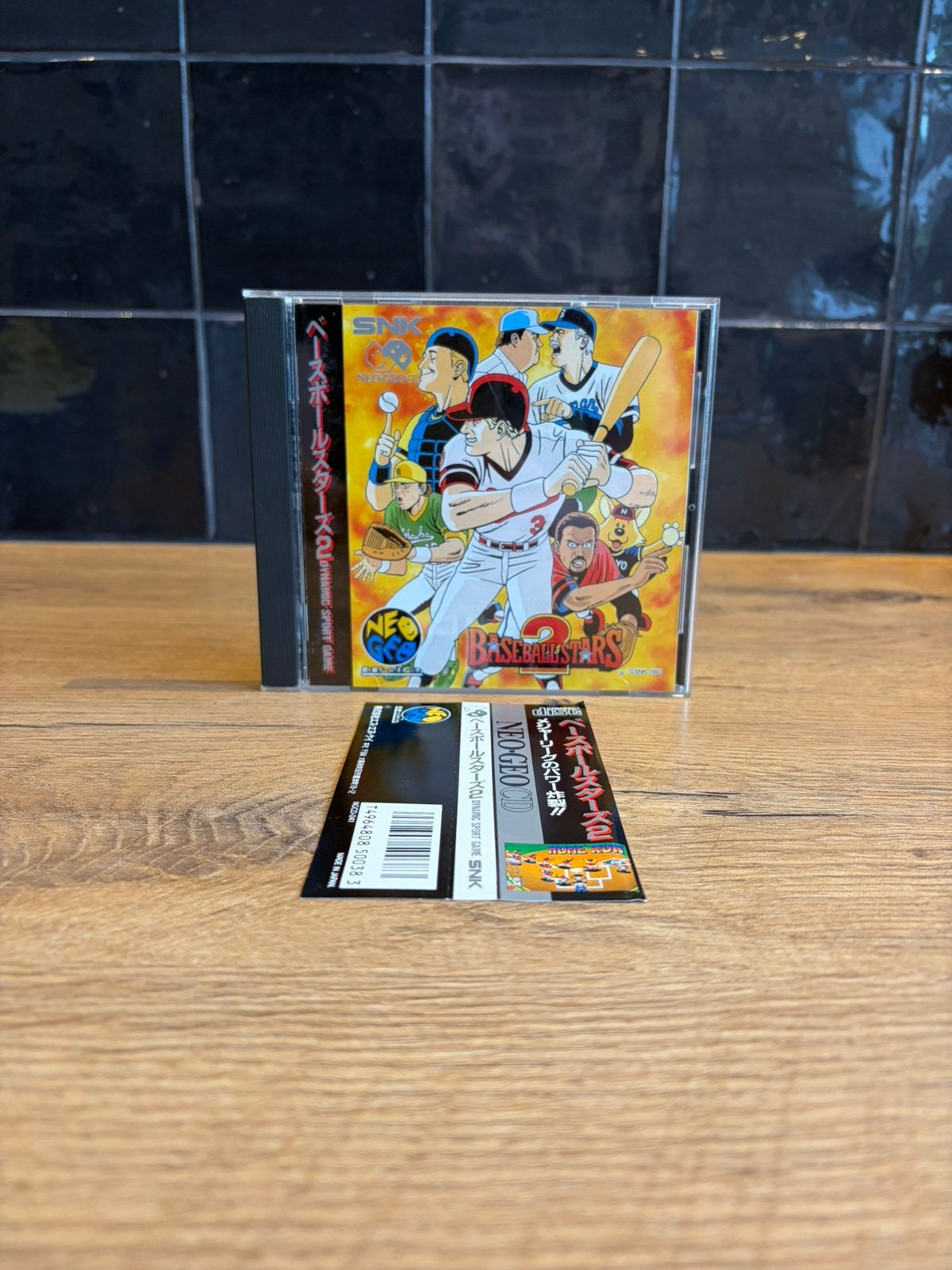 Baseball Stars 2 Neo Geo CD, 2 spelers, Ophalen of Verzenden, Zo goed als nieuw, Vechten