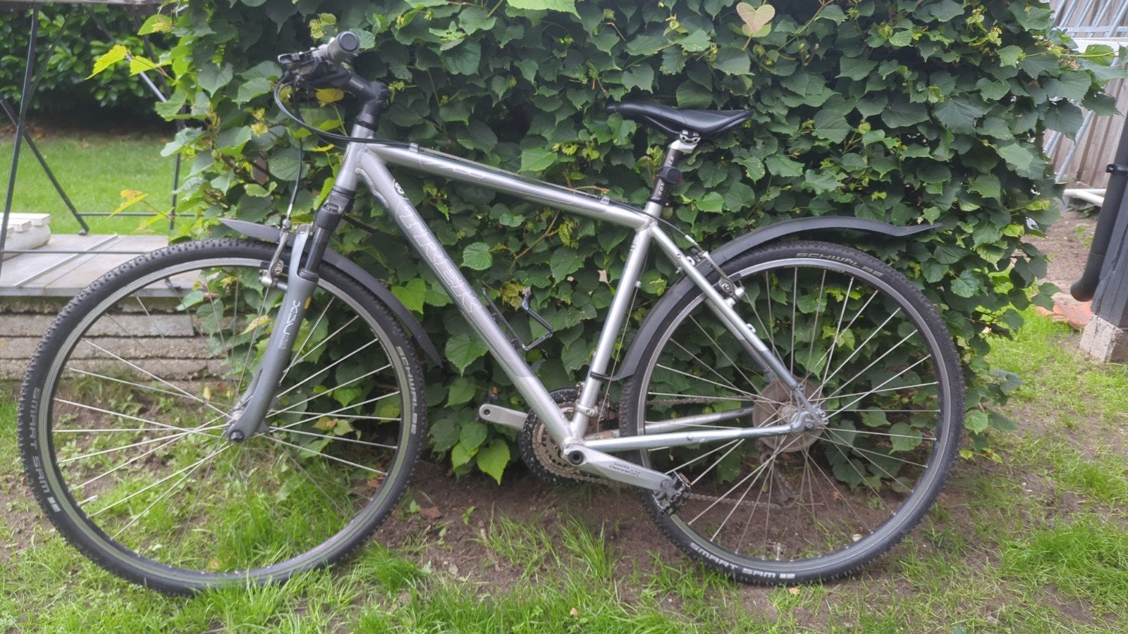 Hybride bike trek 7700 3*9 Shimano deore LX, Gebruikt, Velgrem, 49 tot 53 cm, Meer dan 20 versnellingen
